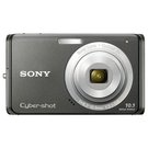 Sony DSC - W180 Black.  10.1 , .  1 / 2.3",  100 - 3200 ISO, Auto ISO,   35 - 105 , Zoom 3x,  ,    Memory Stick Duo, Memory Stick Pro Duo, Memory Stick PRO - HG Duo